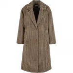 Пальто Urban Classics Oversized Plaid, коричневый - фото 3