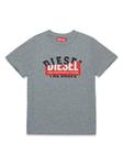 Diesel Kids футболка Willy, серый - фото