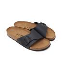 Шлепанцы женские Birkenstock Catalina кожаные, черный - фото 3