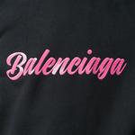 Худи Balenciaga с логотипом, черный - фото 4