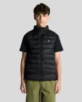 Легкий стеганый жилет Lyle & Scott, Jet Black - фото