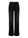 Джинсы ONLY Wide leg Jeans ONLMadison Blush, черный деним - фото