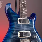 PRS S2 Custom 24-08 Потускневший серый синий взрыв - фото 4