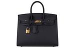 HERMES Сумка Birkin из кожи Epsom женская black - фото