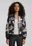 Бомбер с принтом mit blätter Cloud 5Ive, Black - фото
