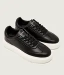 Кожаные кроссовки Plaza Guess, черный - фото 3