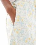 Брюки-бочонки ASOS DESIGN с выбеленным цветочным принтом - фото 3