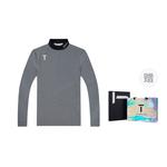 Футболка мужская EUROPEAN TOUR, средне-серая - фото