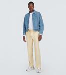 Прямые брюки из шерсти Auralee, белый - фото 2