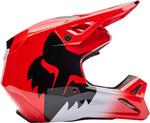 Мотокроссовый шлем FOX v1 shield, Red - фото 2