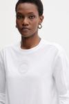Хлопковый лонгслив SORRISO Mm, белый - фото 4
