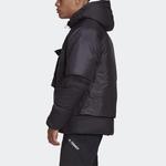 Пуховик мужской черный Adidas, черный - фото 7