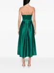 Платье миди с бантами NISSA, зеленый - фото 4