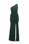 Платье WAL G. AVA ONE SHOULDER MAXI​, Forest Green/Dark Green - фото 4