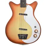 Бас-гитара Danelectro 59DC с длинной мензурой, цвет Copperburst - фото
