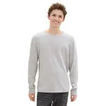 Свитер Tom Tailor Structured Roll Edge Knit, серый - фото 4