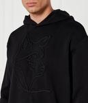 Толстовка мужская Armani Exchange хлопковая с капюшоном, черный - фото 4