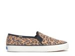 Кроссовки Keds Double Decker Slip-On Sneaker - Women's, Brown Leopard Print Suede - фото 5