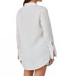 Белая туника с галстуком Bella Dahl - фото 3