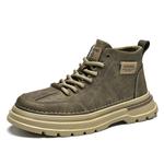 Короткий ботинок Мартин мужской эксклюзивная коробка AOKANG, черный [Коробка] - фото 11