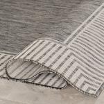 Ковер nuLOOM Asha Simple Border для помещений и улицы, 305x427 см, серый - фото 5