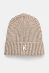 Шапка Karl Kani, бежевый - фото