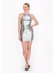 Платье до колена myMo at night, серебряный - фото 2