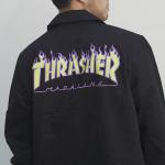 Куртка унисекс черная Thrasher - фото 5