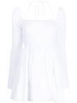 STAUD платье мини Cassidy, белый - фото