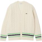 LACOSTE Свитер мужской White/Green/Marine Blue/9II - фото