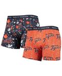 Мужской комплект из 2 боксеров оранжевого и темно-синего цвета Detroit Tigers Super Fit Pair of Thieves, оранжевый - фото 2