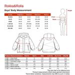 Уютная куртка-пуховик с сетчатым узором для мальчиков Rokka&Rolla, Amber Yellow - фото 5