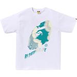 Футболка с принтом A BATHING APE, черный - фото 3