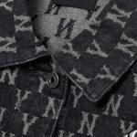 Укороченное пальто Old Flower женское темно-серый Mlb - фото 4