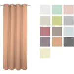 Штора Sunday с люверсами, 1 шт. Wirth, коричневый - фото 5