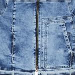 Куртка Ottolinger Drape Collar Denim Jacket, Blue Wash - фото 3