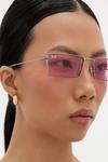 Солнцезащитные очки Ray-Ban, розовый - фото 11