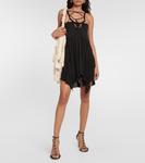 Мини-платье Diana из джерси макраме Isabel Marant, черный - фото 2