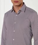 Рубашка мужская Hugo с узором, черный/белый - фото 4