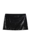 Юбка Bershka A-line skirt, Black - фото 4