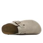 Скользоустойчивые тапочки с обернутым носком Unisex Lee, песочный землистый оттенок - фото 3