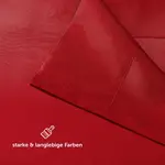 Простыня Basic 220x275 см - Простыня без резинки - Красная простыня без резинки Blumtal - фото 5