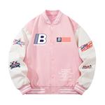 Бейсбольная куртка унисекс BOBBY ABLEY, Розовый - фото 7