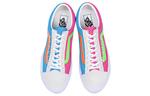 Кроссовки Vans Old Skool Skateboard Shoes Unisex Low-Top White Pink/Blue - фото 4