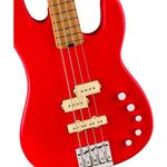 Charvel PM SD PJ IV MAH Бас-гитара Satin Ferrari Red - фото 5
