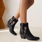 Женские западные ботинки MRKEWUNEY, 72 Black - фото 5