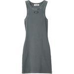 MIU MIU SS25 Платье без рукавов Women's Gray - фото 3