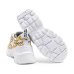 Кожаные кроссовки Versace, белый - фото 4