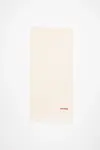 Шерстяной шарф с бахромой – узкий Acne Studios, Warm white - фото