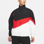 Куртка Nike MENS Sportswear Multicolor Large Logo Tat Stand Collar Jacket Black, черный - фото 4